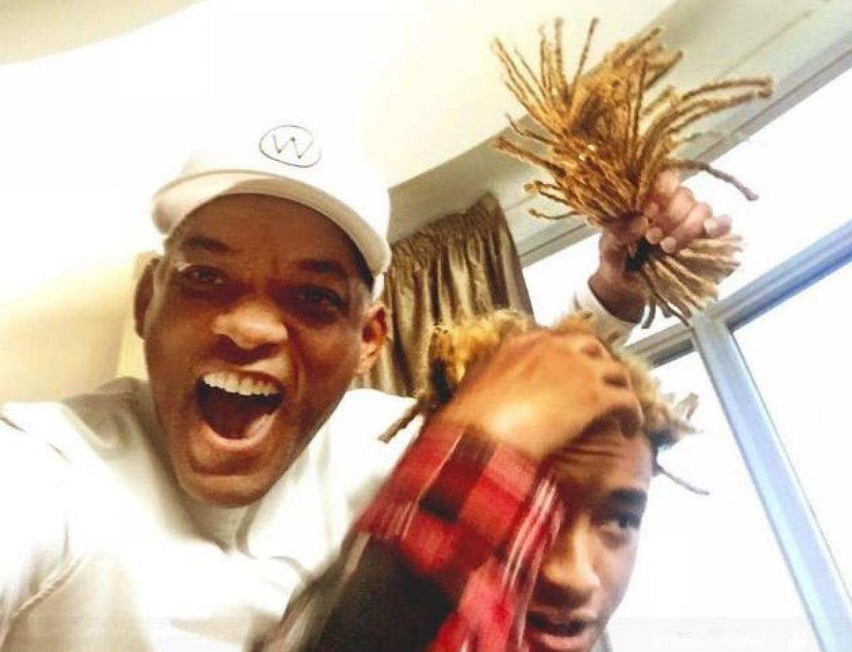 Will Smith chops off Jadens dreadlocks